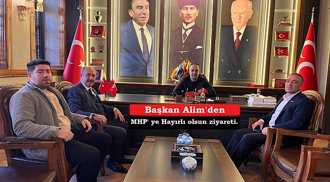 Başkan Alim' den MHP Erzurum İl Başkanı YURDAGÜL'E hayırlı olsun...